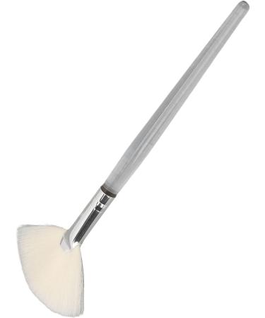 Face Mask Fan Brush Transparent Handle Cosmetic Flat Facial Brush Large Applicator for Beauty Salon - Buy Online on GoSupps.com