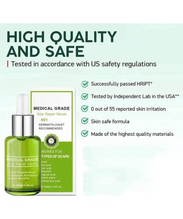 30ml Goopgen Medical Grade Scar Repair Serum - Nature Scar Treatment for All Types of Scars (1pcs) - Buy Online on GoSupps.com
