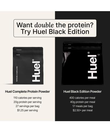 Huel Vegan Protein Powder | Chocolate Fudge Brownie | Complete Nutrition | 20g Protein Powder | 100% Plant-Based | 27 Vitamins & Minerals Gluten Free Non-GMO Lactose Free | 26 Servings Chocolate Fudge Brownie 26.6 Ounce  - Buy Online on GoSupps.com