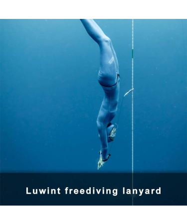 Luwint Freediving Rope Lanyard 3.6 Ft - Ideal for Scuba Diving, Snorkeling, and Water Sports - Buy Online on GoSupps.com