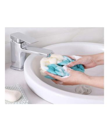 Wonfirst Long Braided Back Scrub - Exfoliating Loofah Bath Sponge - Buy Online on GoSupps.com