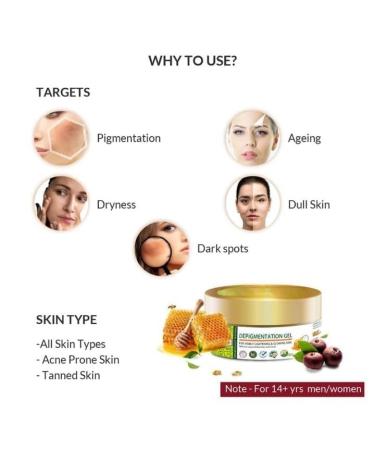 1Pack Depigmentation Cream | 1.76Oz / 50Gm - Removes Pigmentation Dark Spots & Tanned Skin - Buy Online on GoSupps.com