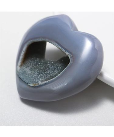 Natural Crystal Rough Specimen Natural Colorful Crystal Stone Agate Crystal Cluster Heart Shape Crystal CaveStone Home Decoration Crafts DecorationStone Stone Mineral Specimen (Color : Random Color 4-5cm Random Color