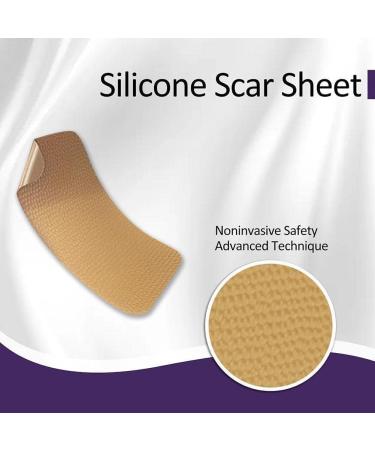 WAITLOVER Skin Color Reusable Silicone Scar Removal Patch - Surgical Self-Adhesive Soft Gel Strip for Burn Repair - Buy Online on GoSupps.com