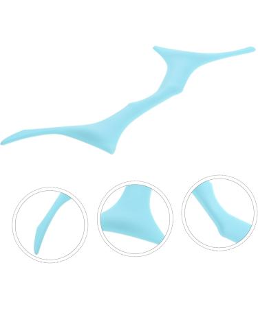 Housoutil Silicone Molds Brow Makeup Supplies Brow Guide Eyebrow Shaper Auxiliary Make up Miss 17.3x5.9cm Blue - Buy Online on GoSupps.com