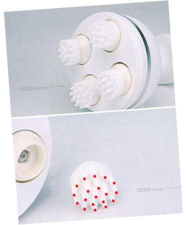 Fomiyes 3 STK Scalp Massager - Electric Head & Neck Massage Device for Relaxation & Physiotherapy - White Head Massage Brush - Buy Online on GoSupps.com