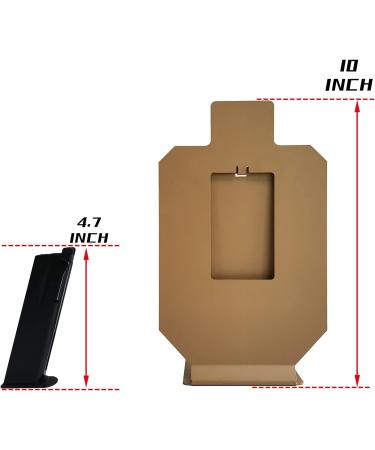 Atflbox Metal Silhouette Shooting Target Stand for Pistols - 2 Pack - Buy Online on GoSupps.com