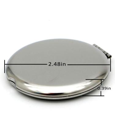 Blue Leaves 20th Birthday Gift for Girls - Stainless Steel Mirror for Bestie, Sister, Daughter, BFF, Niece - Buy Online on GoSupps.com