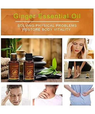 Boost Blood Circulation with Ginger Oil & Plant Engine Oils - 2 Pack for Massage Aromatherapy & Skin Therapy - Buy Online on GoSupps.com