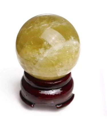 60mm-70mm Natural Citrine Quartz Crystal Stone Spheres Balls 1pc Obelisk - Buy Online on GoSupps.com