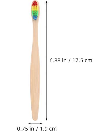 Beaupretty Bamboo Toothbrush Set - 6 Natural & Eco-Friendly Travel Toothbrushes for Adults & Kids - Perfect for Camping Hotels & Travel - Buy Online on GoSupps.com