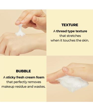 numbuzin No.2 Cleansing Foam | Deep Clean Fresh Cream Cleanser | Foam Cleanser Gentle Exfoliation Deep Cleansing Natural Ingredients | Blackheads Excess Oil Dead Skin Cells | 4.05 fl. oz. - Buy Online on GoSupps.com