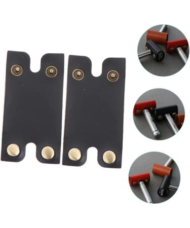 Magiclulu Travel Razor with Leather Cover - Men's Manual Razor & Protection Cap | Compact Kunstleather Storage 8.5x4.5cm - Buy Online on GoSupps.com