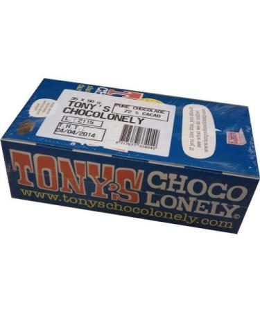 Tony's Chocolonely Tonys Chocolonely 'Pure Pack of 35 x 50 g (72% Chocolate)
