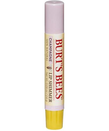Burt's Bees Lip Shimmer Champagne 0.09 oz (Pack of 8)
