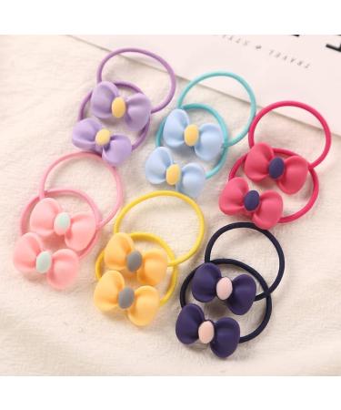 Cute Girls Elastic Hair Ties - Multicolor Hair Accessories for Ponytail Holders - Buy Online on GoSupps.com