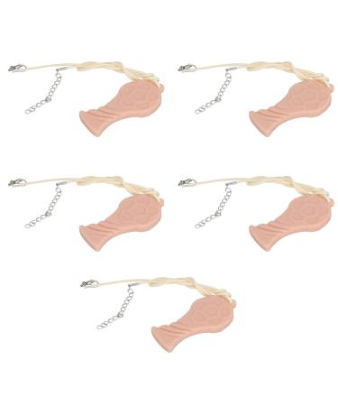 5-Pack Sensory Chewing Necklaces - Ideal for Motor Skills Development | Helasorical Silicone Fidget Jewelry for Kids & Adults - Buy Online on GoSupps.com