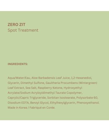 Pixi Beauty Zero Zit 10ml - Targeted Blemish Treatment with Natural Salicylic Acid | Minimize Breakouts | International Shipping Available - Buy Online on GoSupps.com