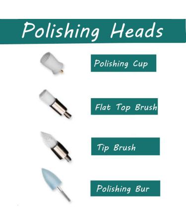 Fencia Replacement Heads for Tooth Polisher - Tartar Remover Accessories - Buy Online on GoSupps.com