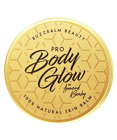Pro Body Glow Body Balm - Moisturising High Shine Skin Balm and Beauty Balm Loved by Celebrities - Unique Beauty Gifts for Women Men by Armand Beasley Natural Body Makeup (3oz 85g)