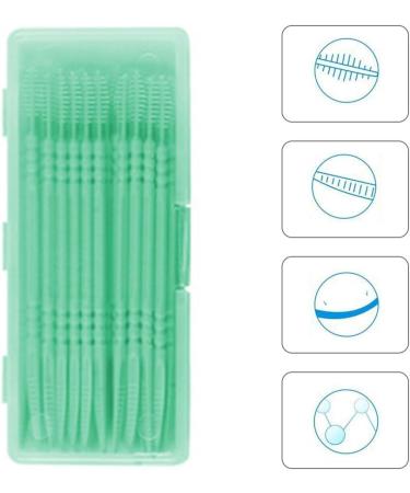 Double-Sided Plastic Toothpicks - 240 Dual Head Toothpick Brushes in 6 Colors | Premium One-Way Plastic Toothpicks for Effective Oral Care - Buy Online on GoSupps.com