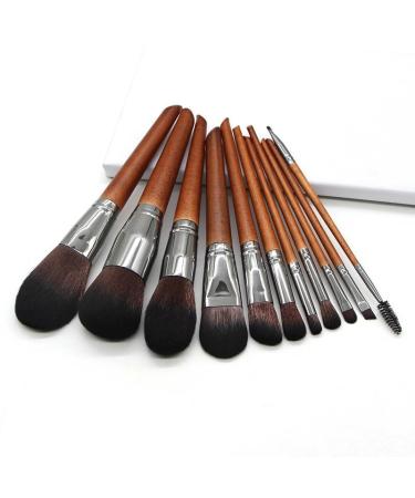 11-Piece Makeup Brush Set - Essential Powder & Eye Shadow Beauty Tools for Flawless Application - Buy Online on GoSupps.com