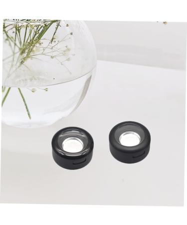 BIUDECO 10 Sets Boxes Eye Shadow Box Empty Eyeshadow Organizer Eye Shade Travel Cosmetic Sunroof Cover 3.8X3.8X1.9CM Black 1 - Buy Online on GoSupps.com
