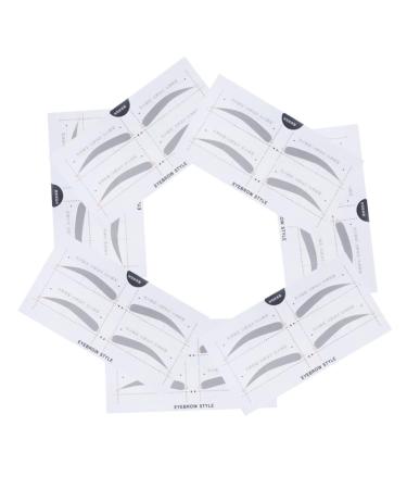 Ipetboom 2 Makeup Kits Eyebrow Card Beauty Kit Eyebrow Makeup Tools Eyebrow Stickers Simple A607 Card