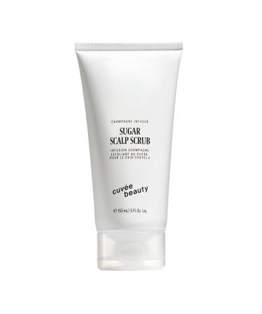 Cuvee Sugar Scalp Scrub - 5 fl oz - Hair Exfoliator - Removes Dead Skin Oil Sweat & Dirt - Ideal for Flaky/Oily Scalps - Champagne-Infused Formula with Resveratrol & Ceramides - Color Safe