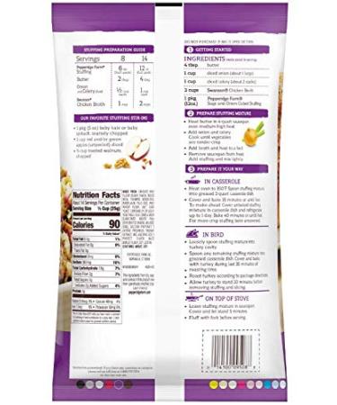 Pepperidge Farm Cubed Stuffing Pack of 3 - Sage and Onion Flavor - Buy Online on GoSupps.com