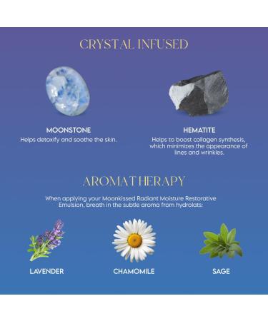 Moonkissed Restorative Moisture Emulsion | Hydrating Anti-Aging Face Moisturizer | Reduce Fine Lines & Wrinkles | Paraben & Cruelty Free Skincare | 1.69oz - ier Beauty - Buy Online on GoSupps.com