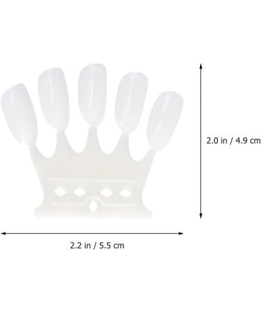 Mikinona 1 Set Demonstration Color Board Nail Art Tool Color Model Nail Color Display Tips Nail Polish Color Display Ring Nail Polish Rack Nail Color Display Sticks Manicure Tools Size 1 As Shown - Buy Online on GoSupps.com