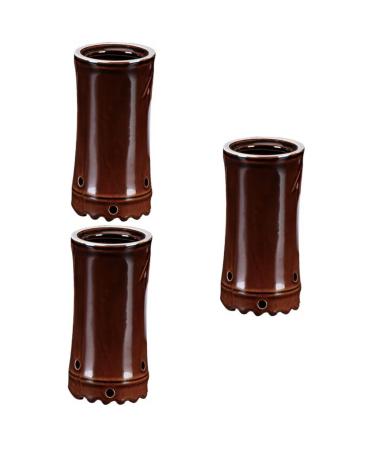 Partykindom 3 STK Moxibusion pot Beautable Moxibusposic socket Moxibusion Stab burner Moxaglas Massage device Moxa Machratner Moxa device Face Ceramic Products Products