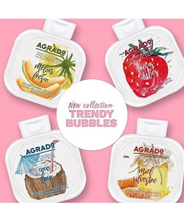 AGRADO COSMETICS BATH FOAM AND SHOWER GEL SWEET STRAWBERRIES 750 ml AGRADO - Buy Online on GoSupps.com