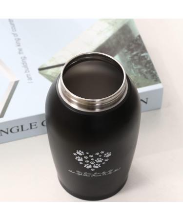 Youdear Service Pet Cremation Urns Pet Urns for Dog and Cat Ashes Paw Print Keepsake Urns Pet memorial Urn Dog urns for ashes Cat urns for Ashes (medium black) M Black - Buy Online on GoSupps.com