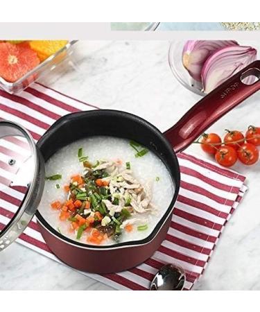 Nonstick Milk PanMilk Pan Cooking pots Non-Stick Milk Pan Multi-Function Steamer Set for Home Kitchen with Scale Label On The Inner Wall 16cm in Diameter - Buy Online on GoSupps.com