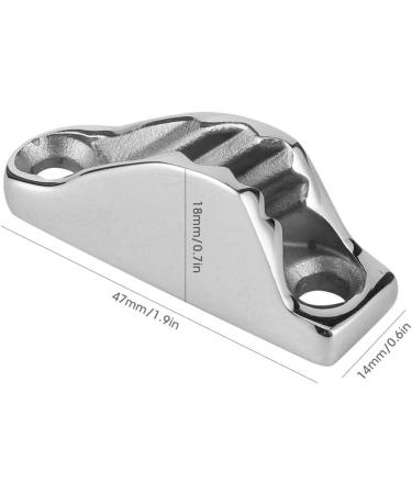 Stainless Steel Boat Clam Cleat for Rope - Acouto Rope Line Clamp | Marine Hardware Parts for Sailing, Kayak & Marine Accessories - Buy Online on GoSupps.com