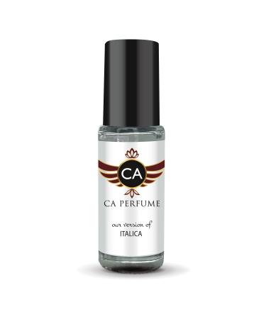 CA Perfume Impression of Italica For Women & Men Replica Fragrance Body Oil Dupes Alcohol-Free Aromatherapy Sample Travel Size Concentrated Long Lasting Attar Roll-On 0.14 Fl Oz/4ml-X1