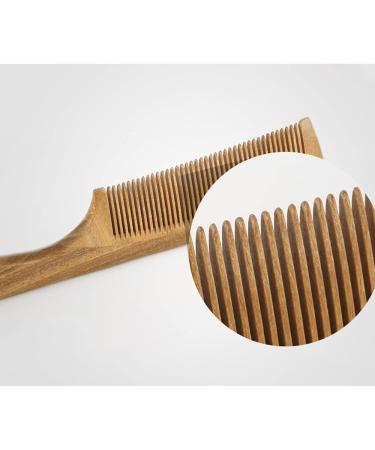 Comb Sandalwood Comb Massage Comb Horns Wooden Comb for Curly Hair Detangling No Static Handmade Plump Logs wooden comb - Buy Online on GoSupps.com