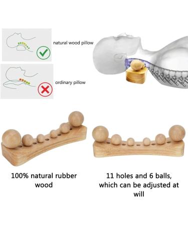 Premium Wood Massage Tool for Psoas Muscle Release | 6 Head Trigger Point Massager for Neck & Back Relief | Muscle Stretcher & Relaxation Device - Buy Online on GoSupps.com