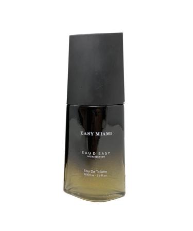 META-BOSEM Easy Miami Eau D'Easy Men's Cologne Eau de Toilette Natural Spray - Fresh Woody Scents - Spicy Notes - Great Holiday Gift - for All Day Use 3.4 Fluid Ounce/100Ml - Buy Online on GoSupps.com