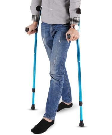 ATHUAHLR Forearm Crutches Adjustable Folding Medical Forearm Crutches(Pair) Portable Adult Elbow Arm Cuff Crutch Walker with Height Adjustable Collapsible Lightweight Aluminum Alloy Lightweight - Buy Online on GoSupps.com