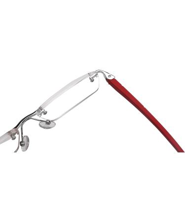 Viscare Pack of 3 Rimless Frameless Reading Glasses +1.50 - Ideal Visual Aid for Men & Women | International Shipping Available - Buy Online on GoSupps.com