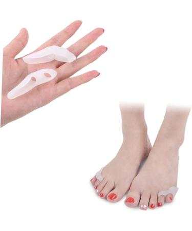 2pcs Silicone Gel Curly Gel Tailors Bunion Toe Spreaders - Bunions & Hammer Toe Separators for Orthotic Straightening and Protection - Men's Isolation - Buy Online on GoSupps.com