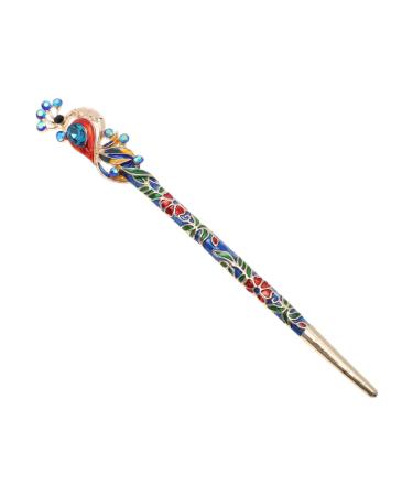 Housoutil Hairpin Hair Fork Metal Hair Clip Chinese Hair Stick Bun Holder Hanfu Hair Accessories Hair Barrette Girl Hair Clips Girls Hair Clips Chinese Style Miss Hair up Alloy