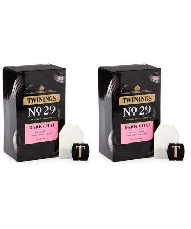 Twinings Dark Chai Tea Bags 40 each (Pack of 2)