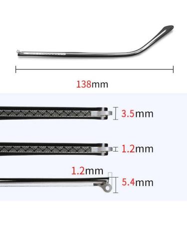 Epasha Vintage Glasses Replacement Brackets - Transparent Rose Gold Metal Legs & Plastic Repair Parts - 1 Pair for Stylish Eyewear - Buy Online on GoSupps.com