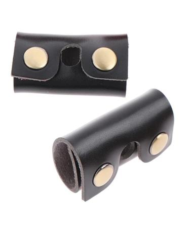 JOJOFUNY 8 STK Leather Protection Razor For Men Shave Reiser Sasierer For Men Leather Show Face Razing Face Razor For Men Razor Blades Travel Old Fashionable Kunt Leather Components Schwarzx4Stk 8.5x4.5cmx4PC