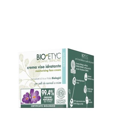 DEBORAH Bio Etyc Organic Skin care moisturizer with organic iris and violet extracts for normal to combination skin 50 ml