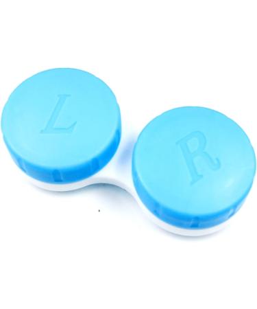 Tujao 12-Part Colored Contact Lens Container Set - Outlet-Safe Mini Lens Cases with Screw Caps for Left & Right Eyes - Perfect for Safe Storage - Buy Online on GoSupps.com